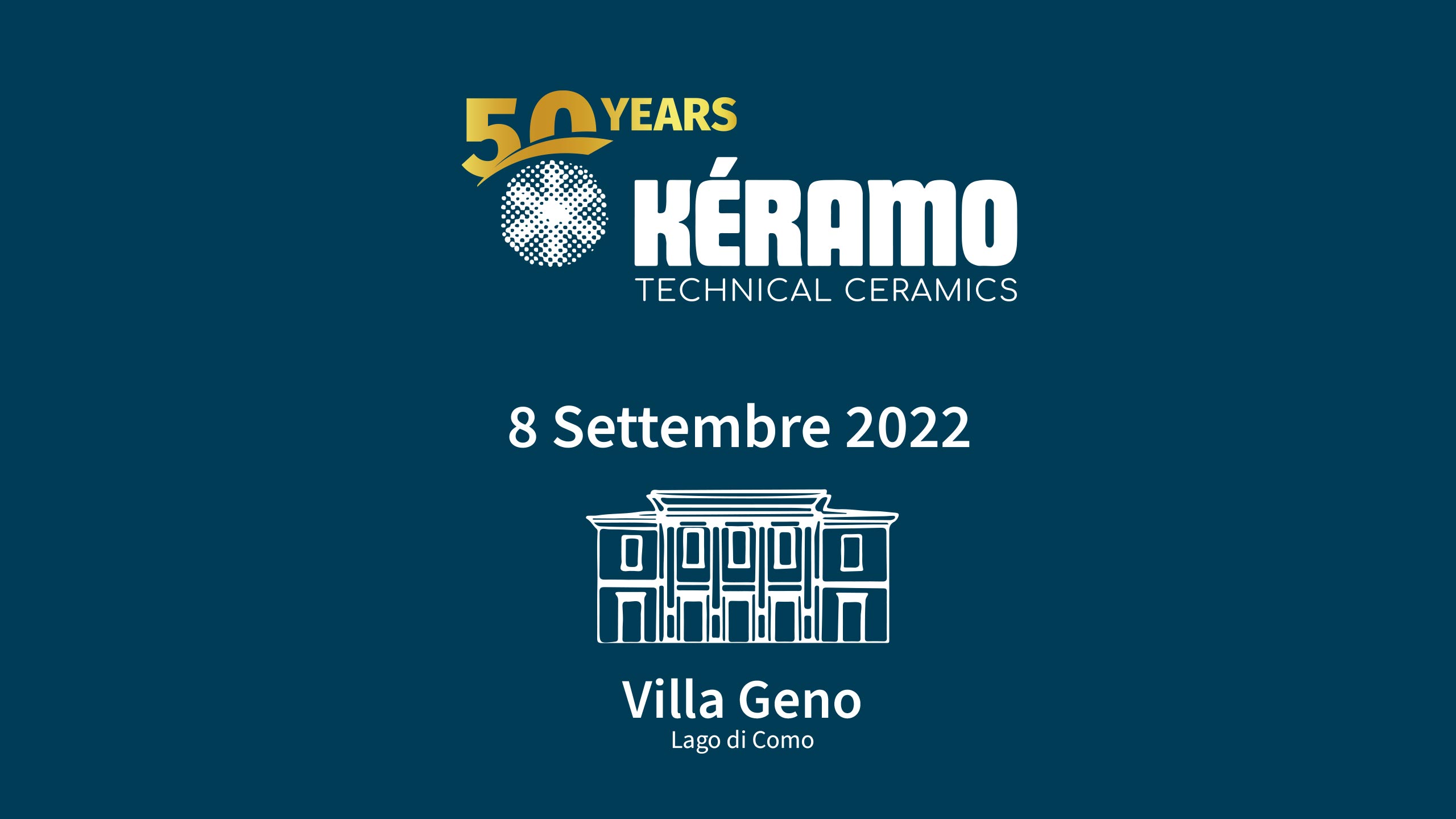 Kéramo compie 50 anni: un evento per festeggiare